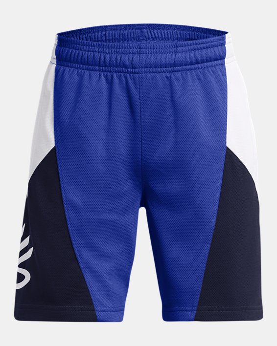 男童Curry Splash短褲 in Blue image number 0